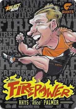 2015 Select AFL Champions - Firepower Caricatures #FC27 Rhys Palmer Front